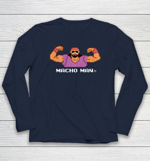 WWE Macho Man 8 Bit Long Sleeve T-Shirt 2