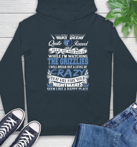 Memphis Grizzlies NBA Basketball Don't Mess With Me While I'm Watching My Team Hoodie 7