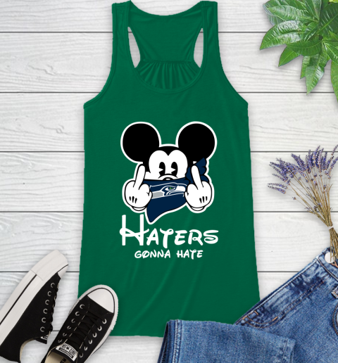 NFL Seattle Seahawks Haters Gonna Hate Mickey Mouse Disney Football T Shirt Racerback Tank 6