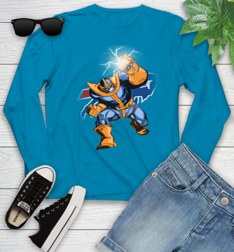 Buffalo Bills NFL Football Thanos Avengers Infinity War Marvel Youth Long Sleeve 8