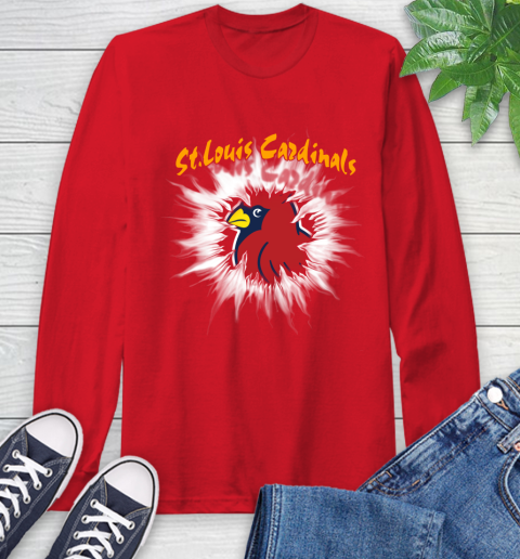 St.Louis Cardinals MLB Baseball Adoring Fan Rip Sports Long Sleeve T-Shirt 11