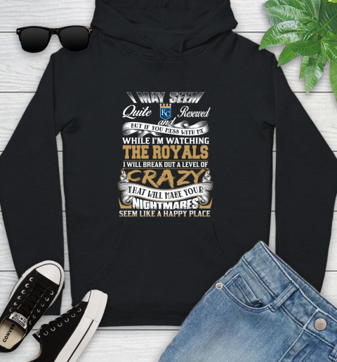 Kansas City Royals MLB Baseball Don't Mess With Me While I'm Watching My Team Youth Hoodie Kansas City Royals MLB Baseball Don't Mess With Me While I'm Watching My Team Youth Hoodie