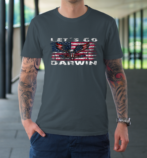 Let's go Darwin America Flag Eagle T-Shirt 4