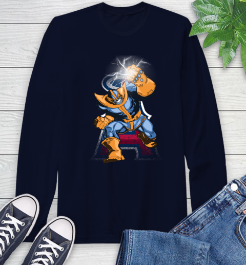 Los Angeles Angels MLB Baseball Thanos Avengers Infinity War Marvel Long Sleeve T-Shirt 3