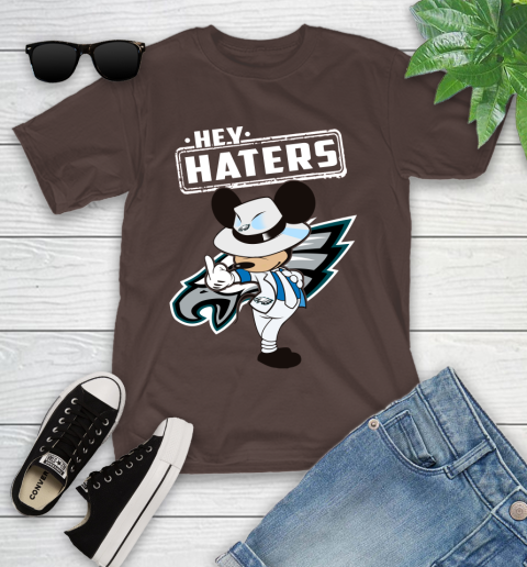 NFL Hey Haters Mickey Football Sports Philadelphia Eagles Youth T-Shirt 7