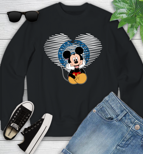 NBA Philadelphia 76ers The Heart Mickey Mouse Disney Basketball Youth Sweatshirt