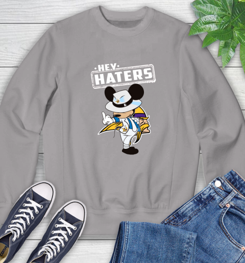 NFL Hey Haters Mickey Football Sports Minnesota Vikings Sweatshirt 5