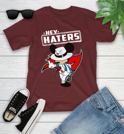 NFL Hey Haters Mickey Football Sports Tampa Bay Buccaneers Youth T-Shirt 14