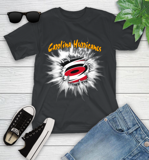 Carolina Hurricanes NHL Hockey Adoring Fan Rip Sports Youth T-Shirt