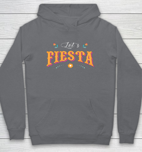 Cinco De Mayo Party Lets Fiesta Mexican Typography Hoodie 3