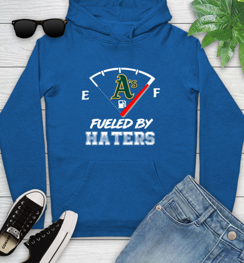 Oakland Athletics MLB Baseball Fueled By Haters Sports Youth Hoodie 11