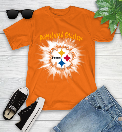 Pittsburgh Steelers NFL Football Adoring Fan Rip Sports Youth T-Shirt 9