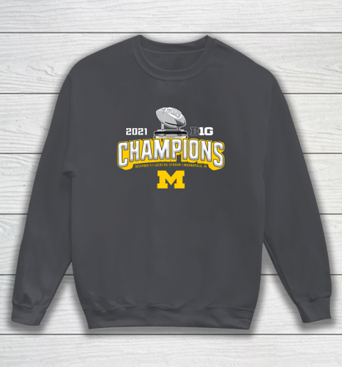 Michigan Big Ten 2021 East Division Champions Sweatshirt 9