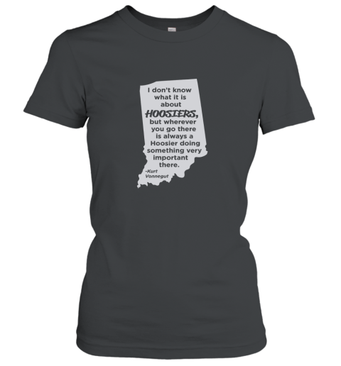 Kurt Vonnegut Indiana Hoosiers (Silver) T shirt Women T-Shirt