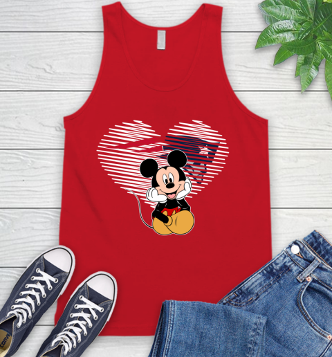 NFL New England Patriots The Heart Mickey Mouse Disney Football T Shirt_000 Tank Top 5
