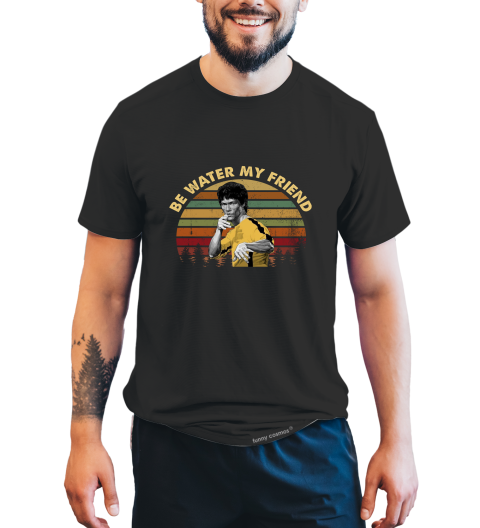 Bruce Lee Vintage T Shirt, Be Water My Friend Tshirt