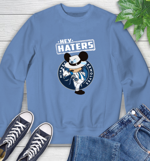 NBA Hey Haters Mickey Basketball Sports Minnesota Timberwolves Sweatshirt 11