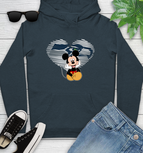 NFL Seattle Seahawks The Heart Mickey Mouse Disney Football T Shirt_000 Youth Hoodie 10