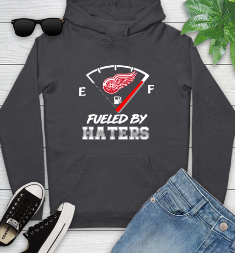 Detroit Red Wings NHL Hockey Fueled By Haters Sports Youth Hoodie 8