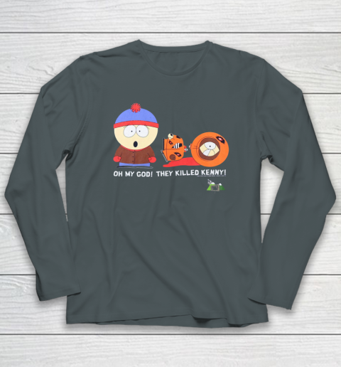 Oh My God They Killed Kenny Shirt South Park Adult Cartoon Long Sleeve T-Shirt - Image 4