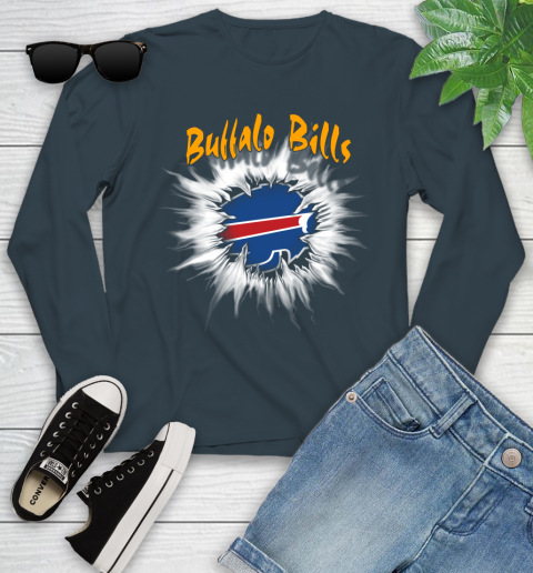 Buffalo Bills NFL Football Adoring Fan Rip Sports Youth Long Sleeve 9