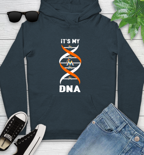 Miami Marlins MLB Baseball It's My DNA Sports Youth Hoodie 10
