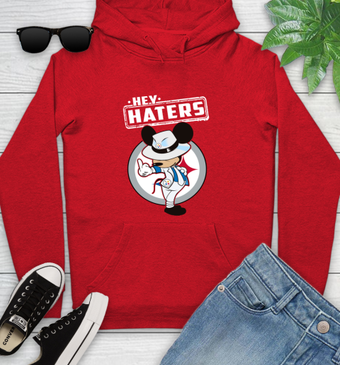 NFL Hey Haters Mickey Football Sports Pittsburgh Steelers Youth Hoodie 12