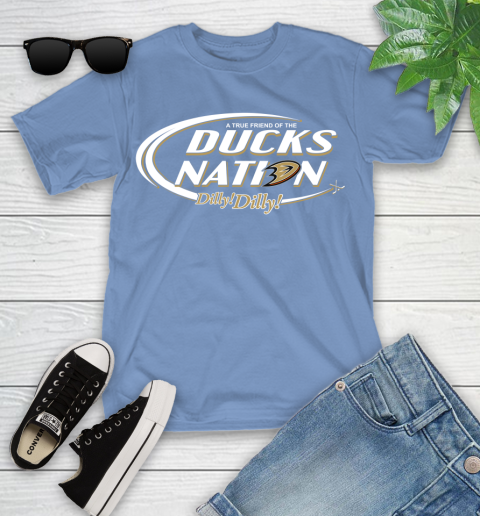 NHL A True Friend Of The Anaheim Ducks Dilly Dilly Hockey Sports Youth T-Shirt 15