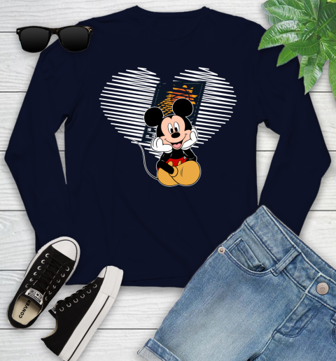 NBA Phoenix Suns The Heart Mickey Mouse Disney Basketball Youth Long Sleeve 2