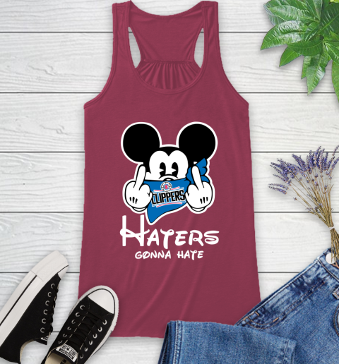 NBA LA Clippers Haters Gonna Hate Mickey Mouse Disney Basketball T Shirt Racerback Tank 7