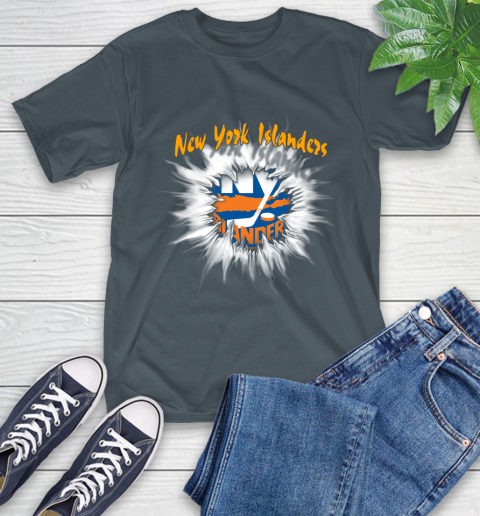New York Islanders NHL Hockey Adoring Fan Rip Sports T-Shirt 10