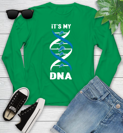 Detroit Lions NFL Football It's My DNA Sports Youth Long Sleeve 7
