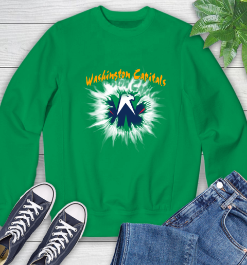 Washington Capitals NHL Hockey Adoring Fan Rip Sports Sweatshirt 7