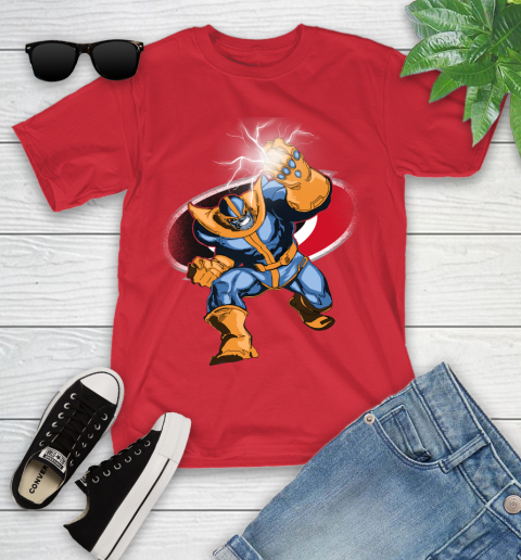 Carolina Hurricanes NHL Hockey Thanos Avengers Infinity War Marvel Youth T-Shirt 13
