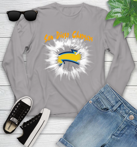San Diego Chargers NFL Football Adoring Fan Rip Sports Youth Long Sleeve 5