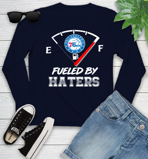 Philadelphia 76ers NBA Basketball Fueled By Haters Sports Youth Long Sleeve 2