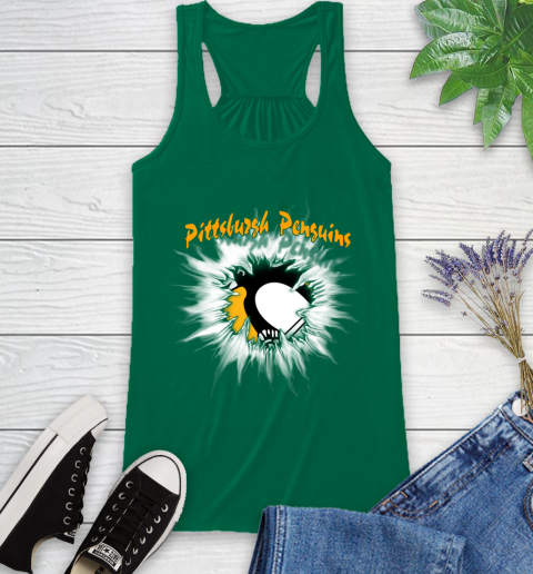 Pittsburgh Penguins NHL Hockey Adoring Fan Rip Sports Racerback Tank 6