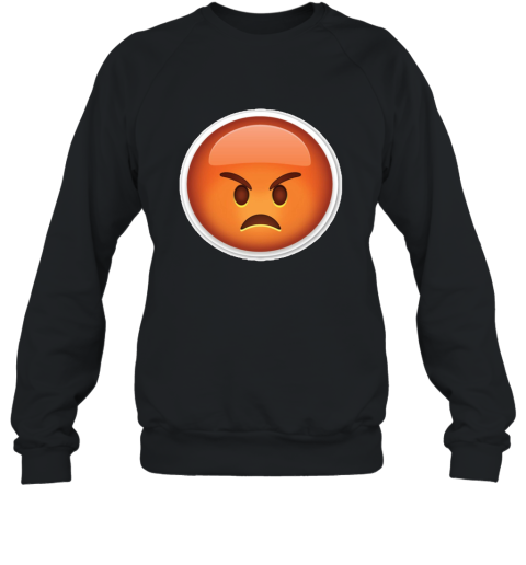 Angry Emoji T Shirt Mad Upset Evil Sweatshirt