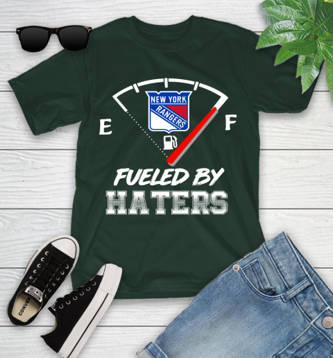 New York Rangers NHL Hockey Fueled By Haters Sports Youth T-Shirt 5