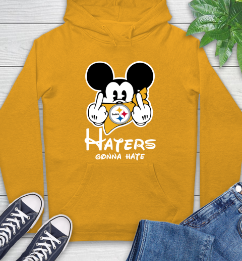 NFL Pittsburgh Steelers Haters Gonna Hate Mickey Mouse Disney Football T Shirt_000 Hoodie 2