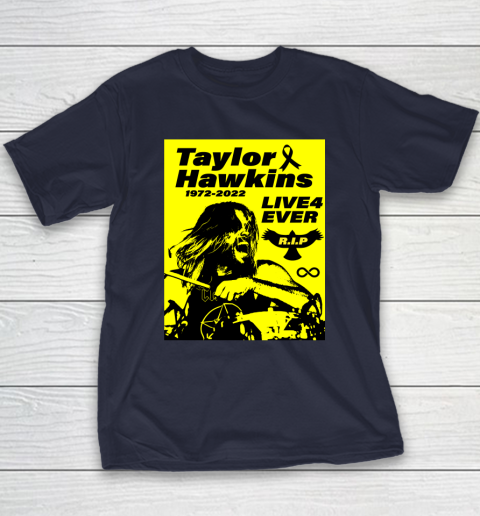 Taylor Hawkins Shirt RIP Foo Fighters Drummer 1972  2022 Youth T-Shirt 2