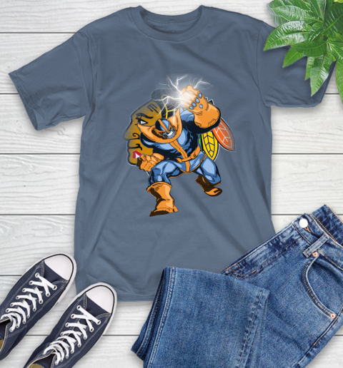 Chicago Blackhawks NHL Hockey Thanos Avengers Infinity War Marvel T-Shirt 8