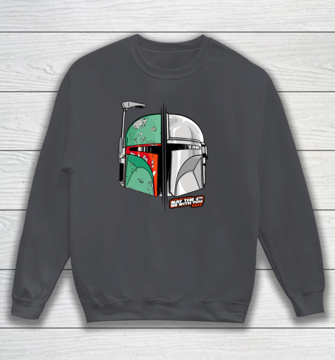 Star Wars Mando and Boba Fett May the 4th Be With You Sweatshirt 3