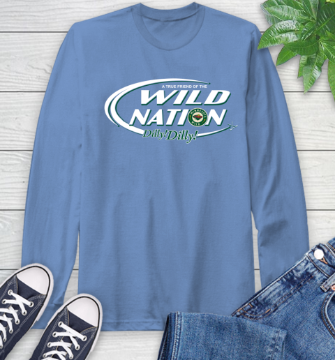 NHL A True Friend Of The Minnesota Wild Dilly Dilly Hockey Sports Long Sleeve T-Shirt 12