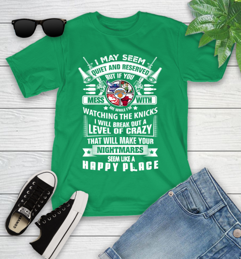 New York Knicks NBA Basketball Don't Mess With Me While I'm Watching My Team Sports Youth T-Shirt 8