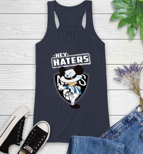 NBA Hey Haters Mickey Basketball Sports Brooklyn Nets Racerback Tank 10