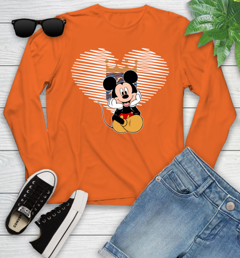 MLB Kansas City Royals The Heart Mickey Mouse Disney Baseball T Shirt_000 Youth Long Sleeve 3
