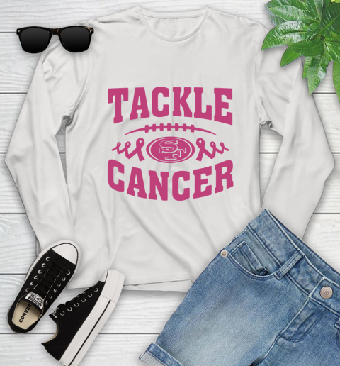 San Francisco 49ers Tackle Breast Cancer Youth Long Sleeve