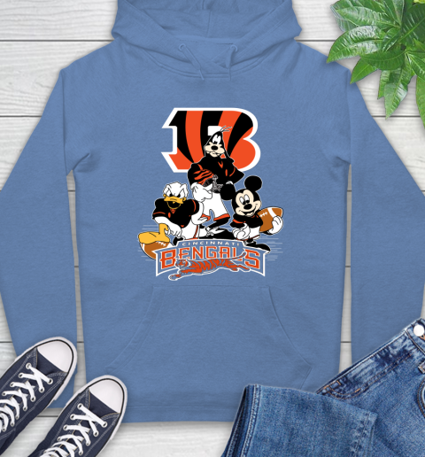 NFL Cincinnati Bengals Mickey Mouse Donald Duck Goofy Football Shirt Hoodie 11