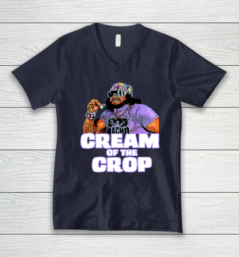 Macho Man Cream Of The Crop Funny Meme WWE V-Neck T-Shirt 2